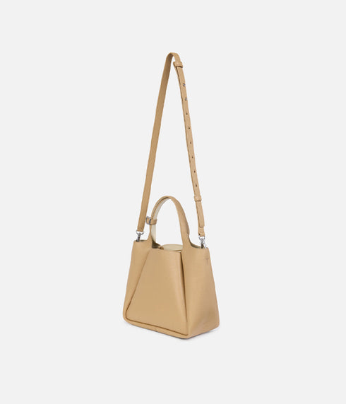The Trapeze Bucket Bag - Camel Multi