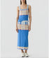 Plaited Rib Tank - Delft Blue Combo