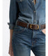 Nili Belt - Vintage Brown Leather w/ Brass Bucklet