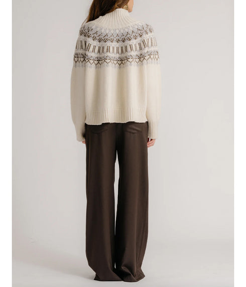 Gemma Pull On Straight Leg Pants - Chocolate
