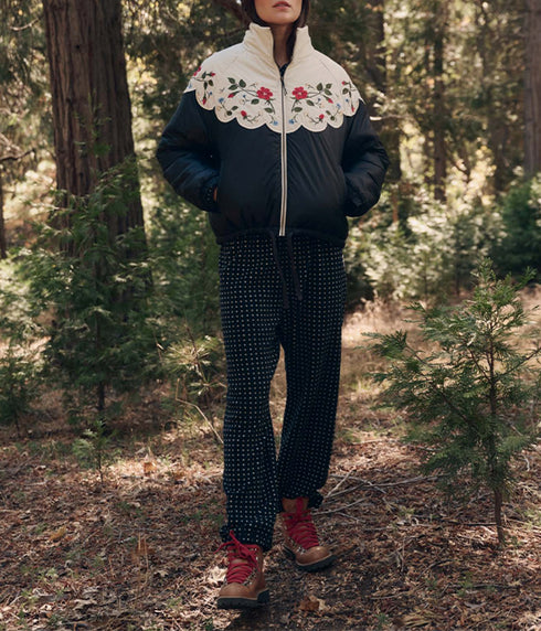 The Wildflower Puffer - Almost Black