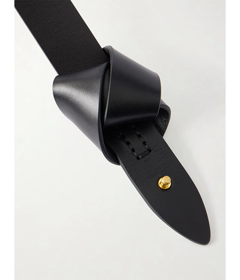 Lassio Leather Belt - Black