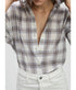 The Everything Shirt - Cream Plaid