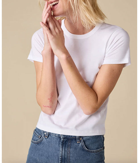 The Shrunken Tee - White