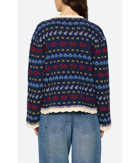 Preston Tie Front Cardigan - Multi