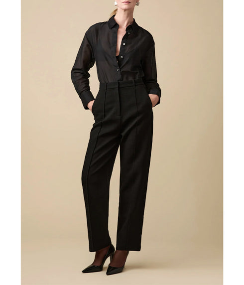 The Sheer Silk Shirt - Black