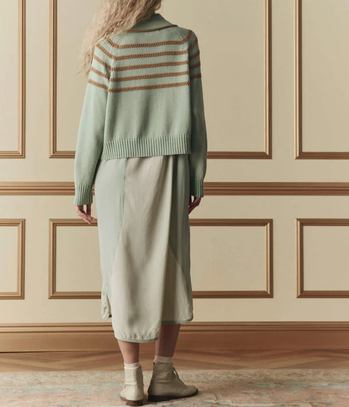 The Scholar Cardigan - Seafoam