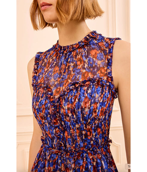 Kasia Silk Dress - Violet