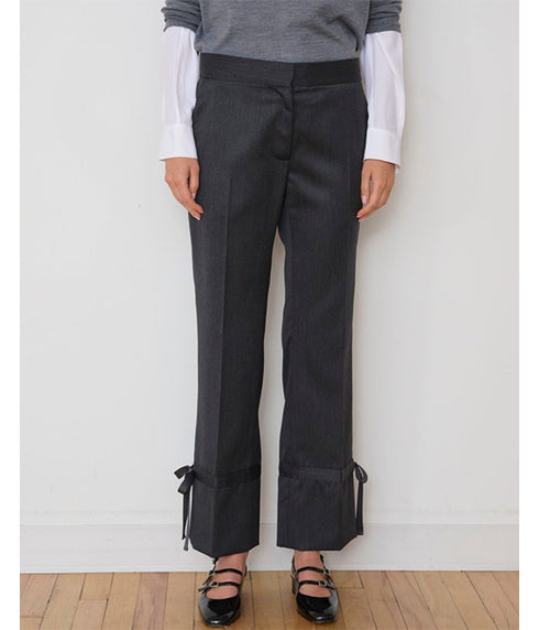 The Cigarette Trouser - Charcoal