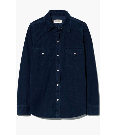 Travis Corduroy Shirt - Dusk Navy