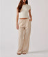 Gemma Stiped Pull On Pants - Dune