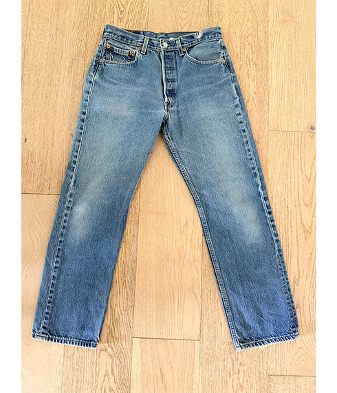 Vintage 501 Denim Jeans (h) - fits 27"x28"