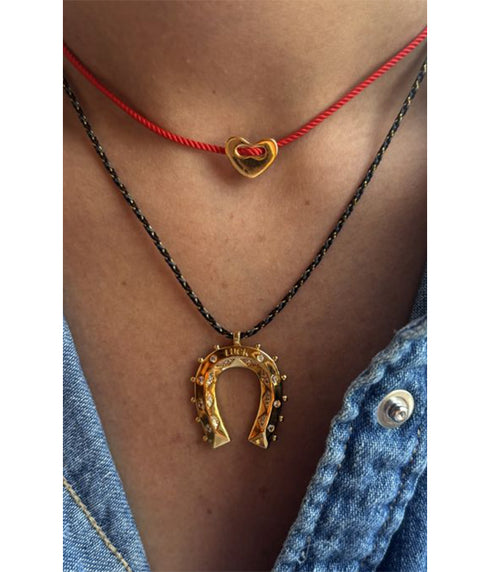 Corazon Necklace - Red