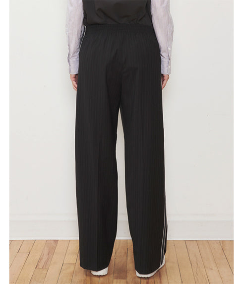 The Chaplin Trousers - Chocolate Stripe