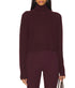 Sable Turtleneck Sweater - Bordeaux