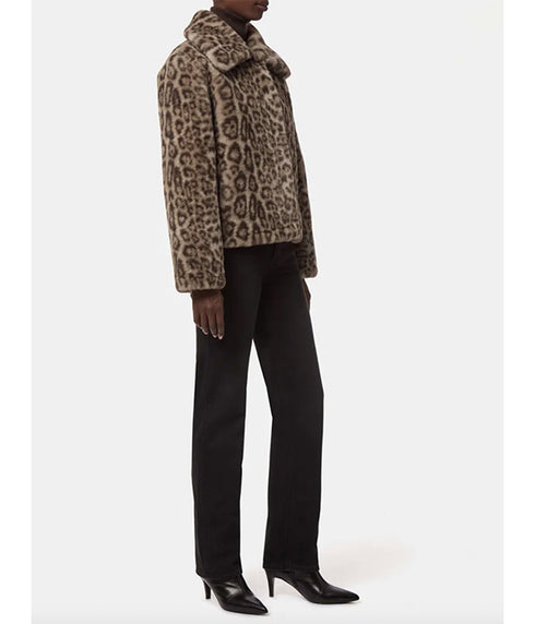 Elis Coat - Light Leopard