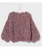 Alpaca Mix Melange Bomber Cardigan - Kingfisher