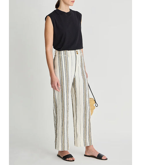Striped Merida Pants - Affogato Stripe