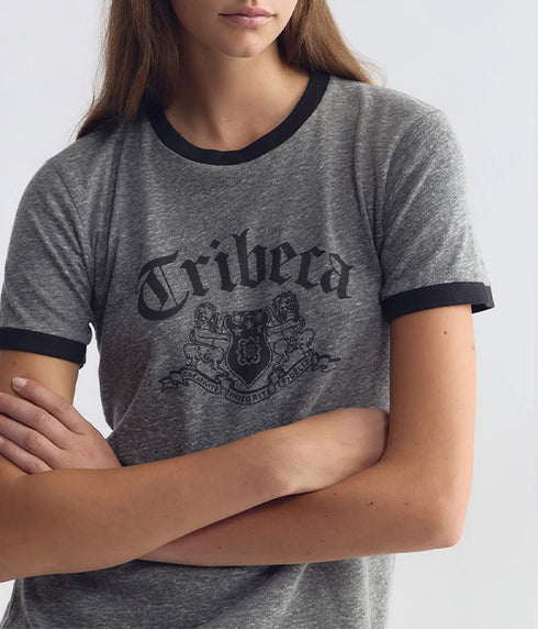 Lana Tee - Heather Grey/Jet Black