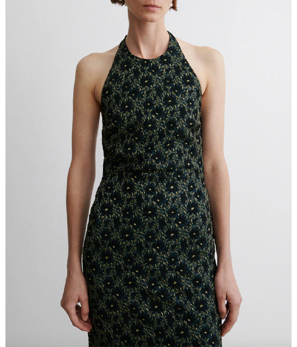 Tula Dress Forest / 4. / Posy Jacquard Tula Dress Forest / 4. / Posy Jacquard