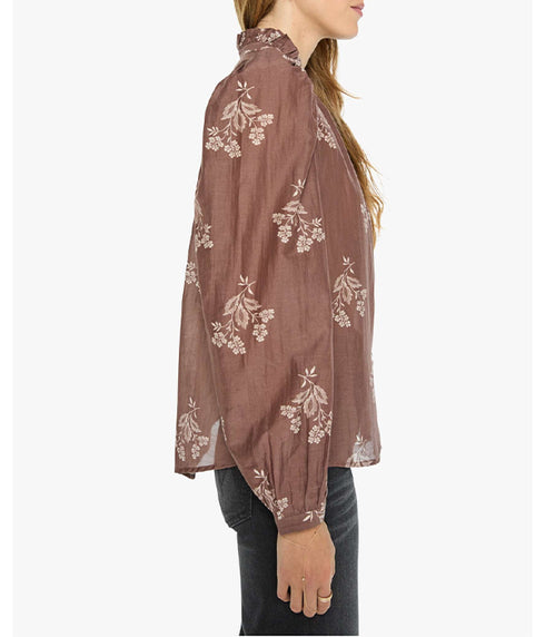 Annabel Doe Elderflower Shirt - Medium Brown