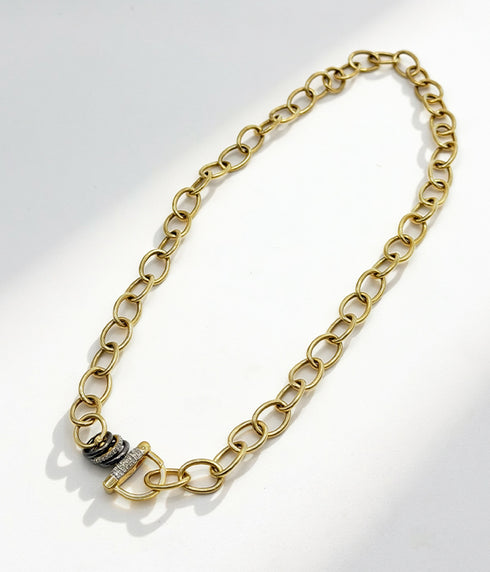 17" Large round chain