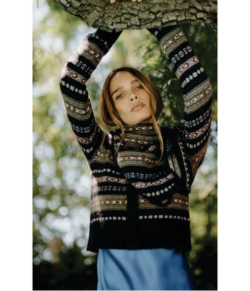 Aline Cardigan - Asphalt Heather Multi