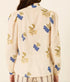 Annabel Blueberry Flora Shirt - Off White