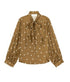 The Zenith Top - Copper Bubble Dot