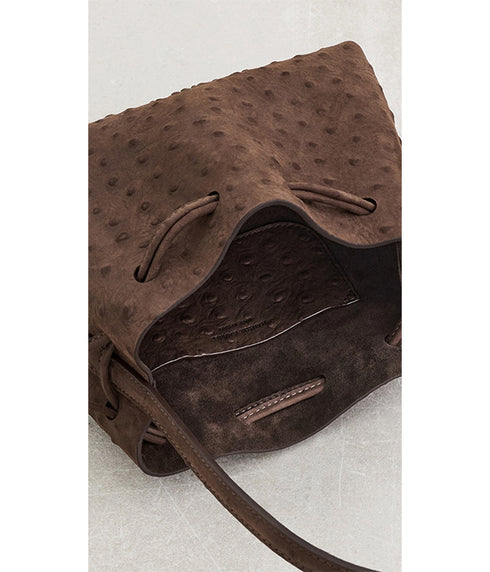 Drawstring Pochette - Ebony
