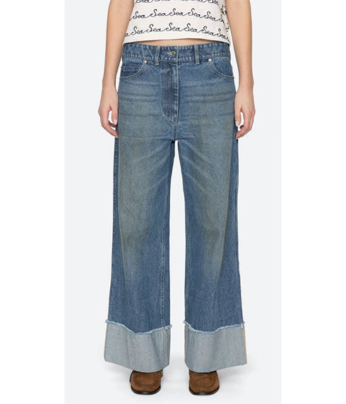 Zayna Cuffed Jean - Blue