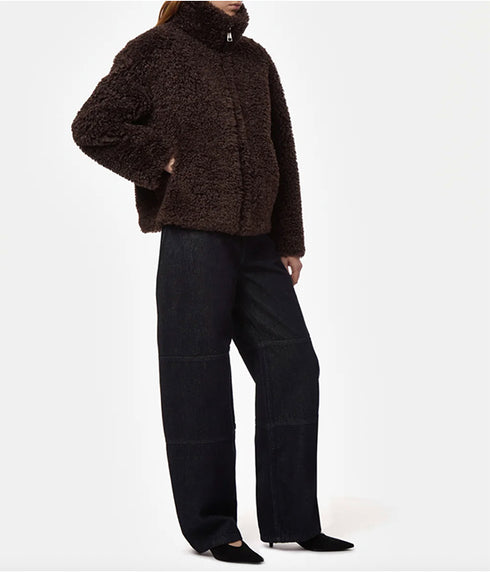 Brooks Bouclette Coat - Brown