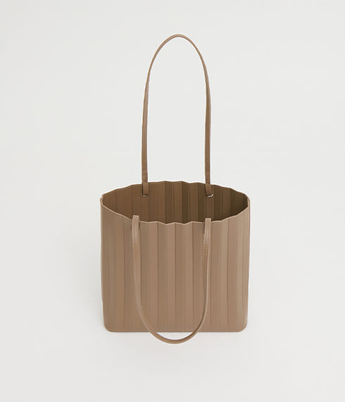 Pleated Filo Tote - Anise