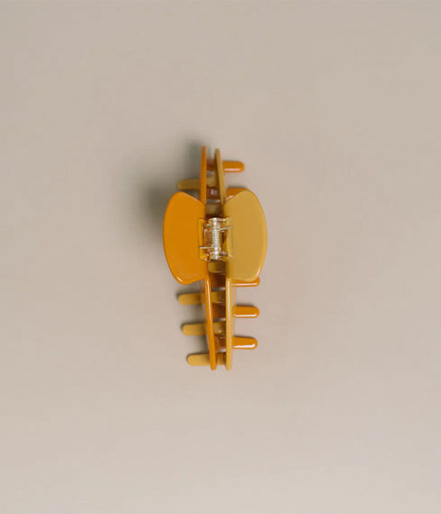 Hair Claw Clip 5" - Two Tone Citrus