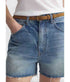 Jane Suede Belt - Matora with Gold Buckle