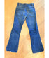 Vintage USA 646 Talon 42 Zipper Orange Tab 70's Bell Bottom Denim Jeans K - 29" x 30"
