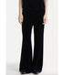 Viscose and Silk Velvet Trousers - Night
