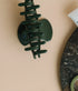 Hair Claw Clip 4" - Dark Green