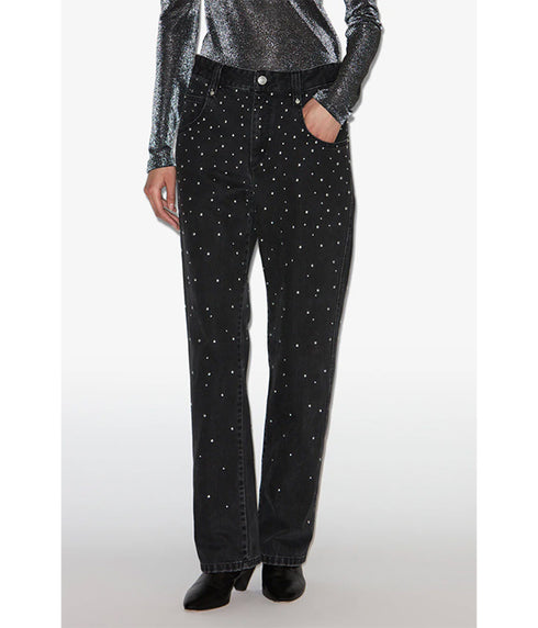 Brinsa Studded Jeans - Black