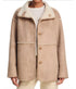 Shona Reversible Faux Sherling Jacket - Sand