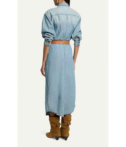 Nolwen Dress - Denim Blue