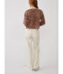 Char Cropped Welt Pocket Cashmere Jacket - Leopard