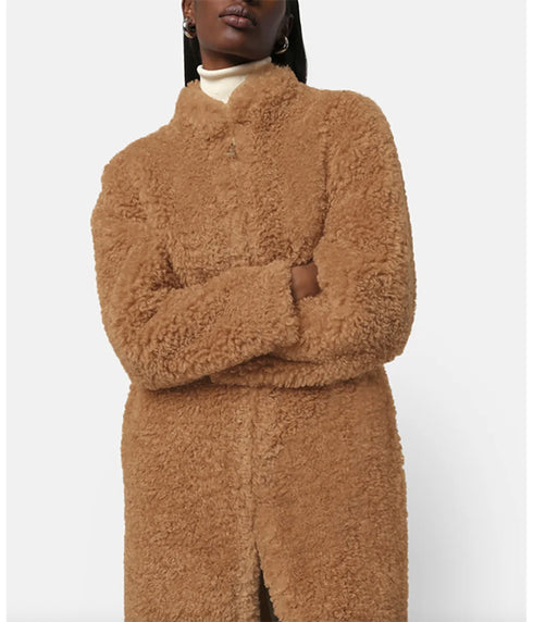 Jude Bouclette Overcoat - Camel
