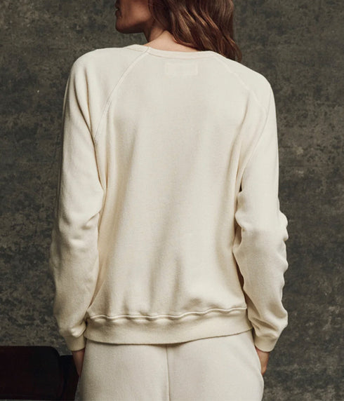 The Fleece Rookie Sweatshirt - Washed White