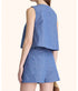 Godet Tank - Chambray
