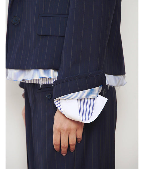 The Hutton Blazer - Blue Stripe