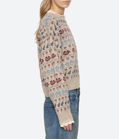 Preston Knit Sweater - Cream