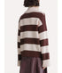 Striped Cashmere and Wool Collared Jumper - Fondant