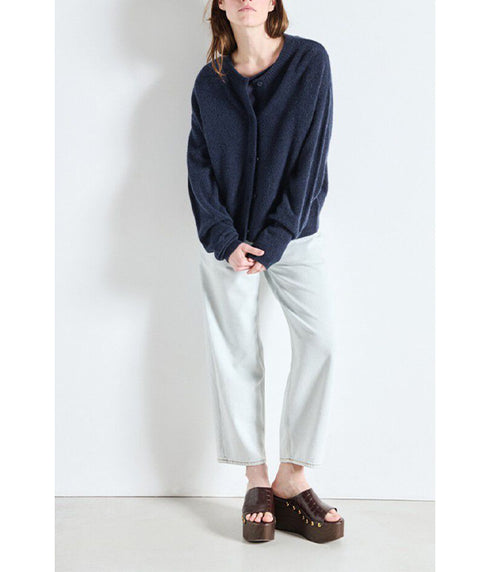 Damsville Cardigan - Navy Blue