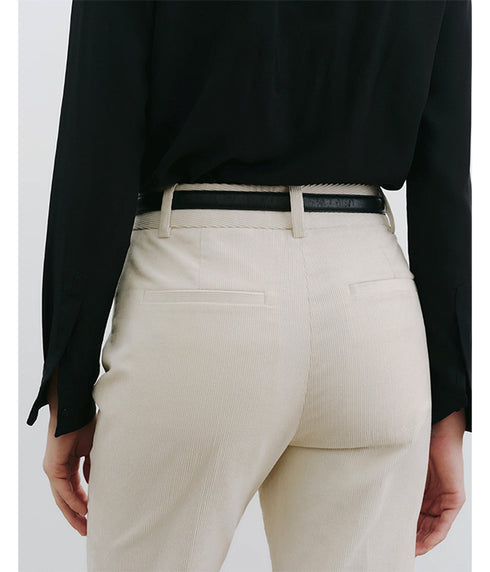 Corette Corduroy Pant - Ivory